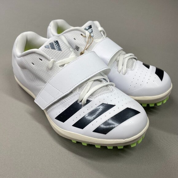 adidas Other - NEW Adidas Jumpstar Cleats Mens 8.5 white green track shoes sports athletic